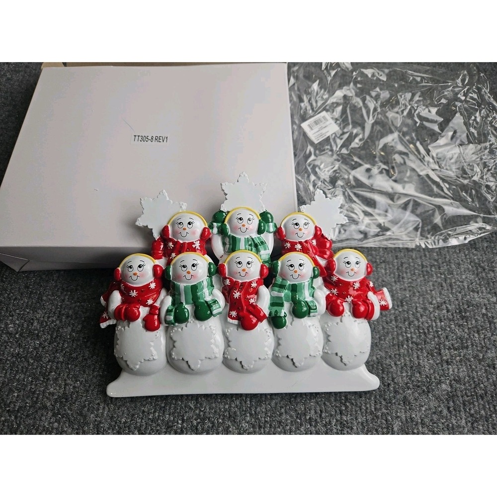 8 Snow People Winter/Christmas Stand That‎ Can Be Customized For No Charge (C)